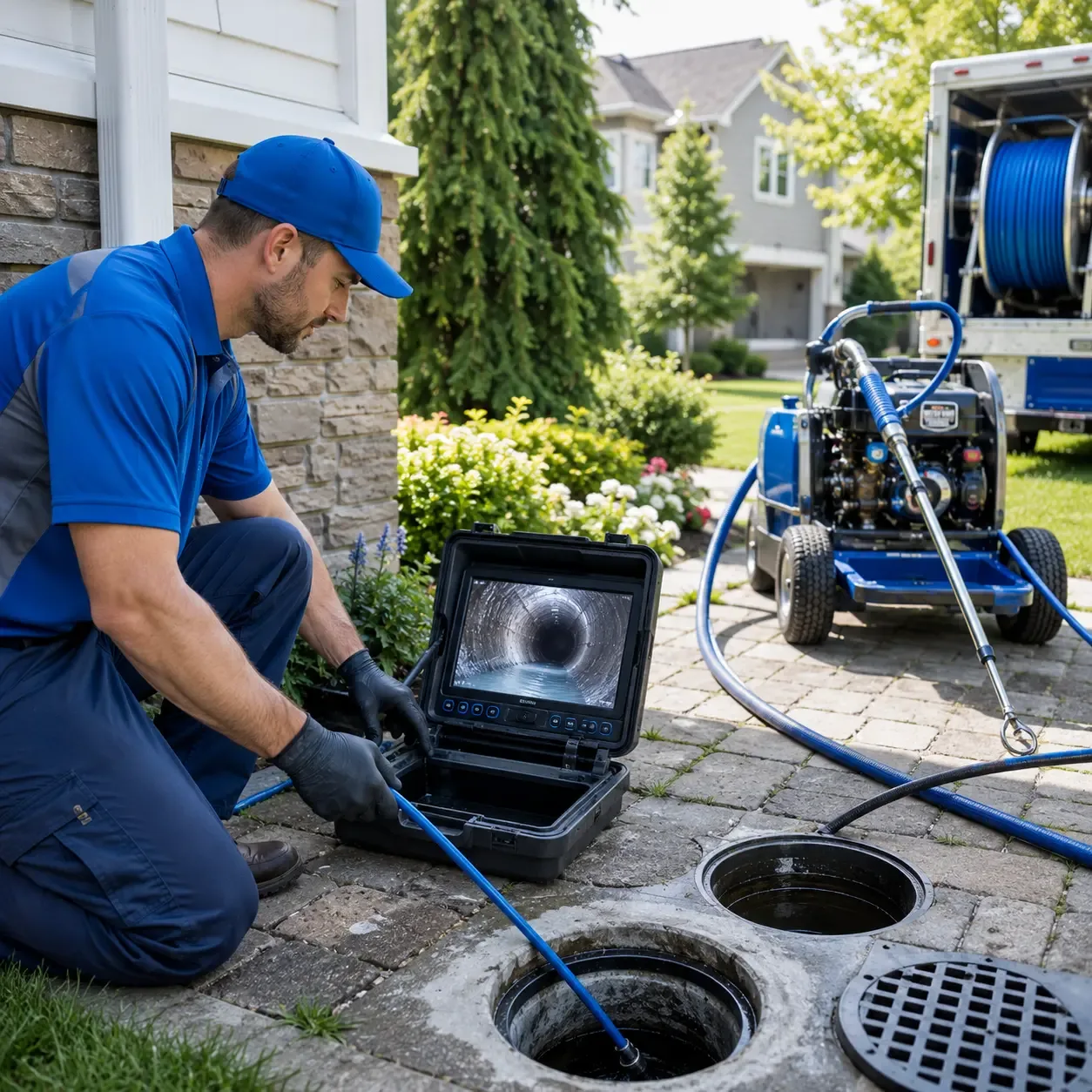 Outdoor drain cleaning professionals serving Wellsville, NY